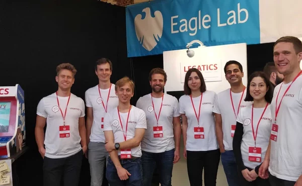 8 members of the Legatics team at LegalGeek