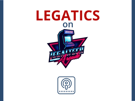 Legatics on Legaltech Arcade logo